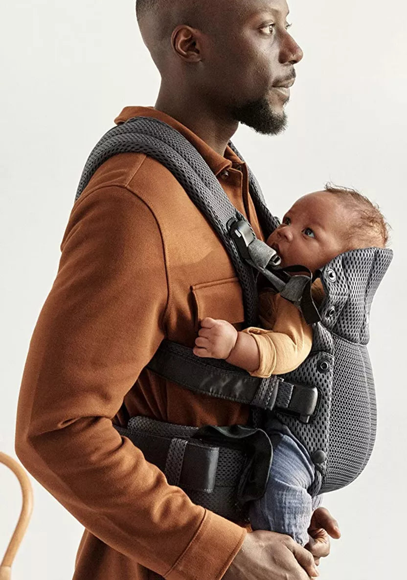 Ergonomic Baby Carrier BabyBjörn Harmony 3D Mesh 'Anthracite' – Gabi Ergonomic Baby Carrier BabyBjörn Harmony 3D Mesh 'Anthracite' – Gabi