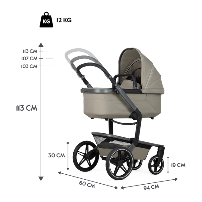 joolz day+ sage green Stroller Joolz Day 5 'Sage Green' – Gabi
