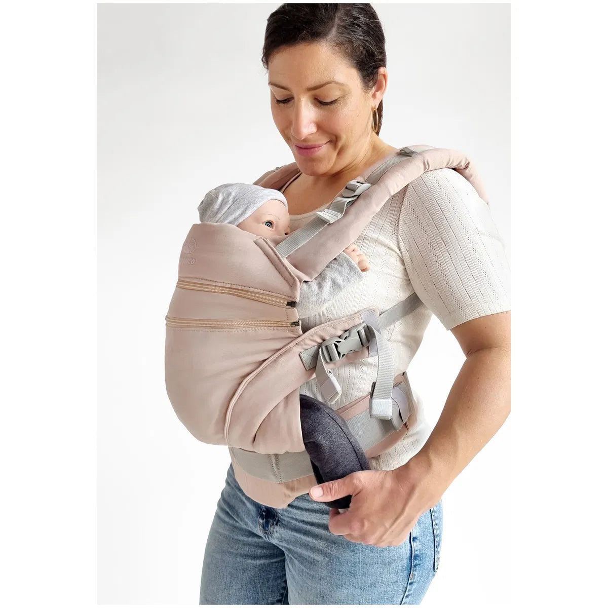Baby Carrier manduca® XT Happy Blush – Gabi1