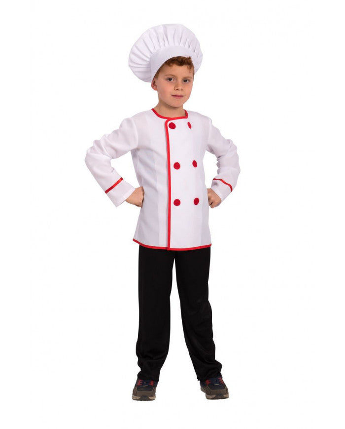 Αποκριάτικη Στολή Παιδική ‘Μάγειρας Master Chef' 6 -8 Ετών – Gabi