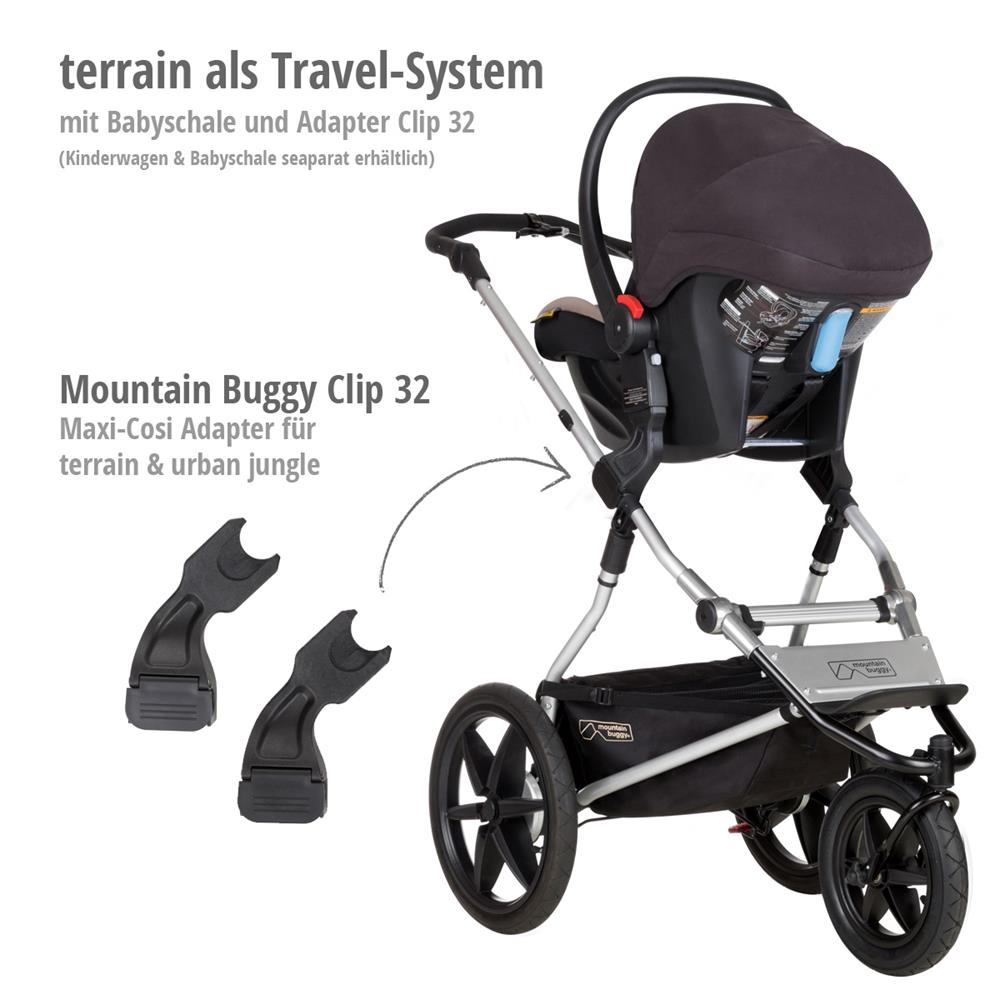 mountain buggy maxi cosi Travel System Mountain Βuggy Urban Jungle Silver – Gabi